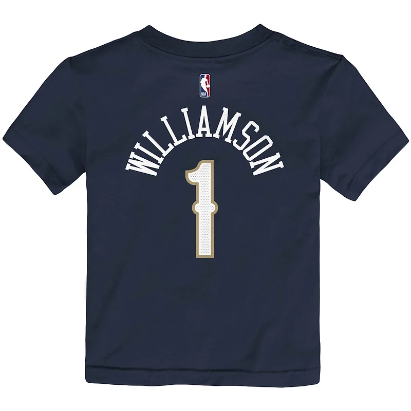 Nike Zion Williamson New Orleans Pelicans Logo Name Number T-Shirt