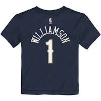 Nike Zion Williamson New Orleans Pelicans Logo Name  Number T-Shirt