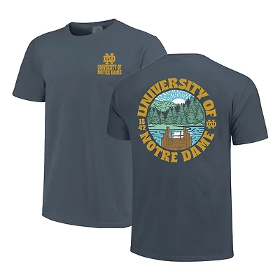 Notre Dame Fighting Irish Comfort Colors Thick Lined Landscape T-Shirt