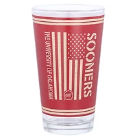 Oklahoma Sooners 16oz OHT Military Appreciation Pint Glass