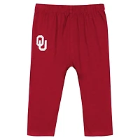 Oklahoma Sooners Double Up Long Sleeve Bodysuit  Pant Set