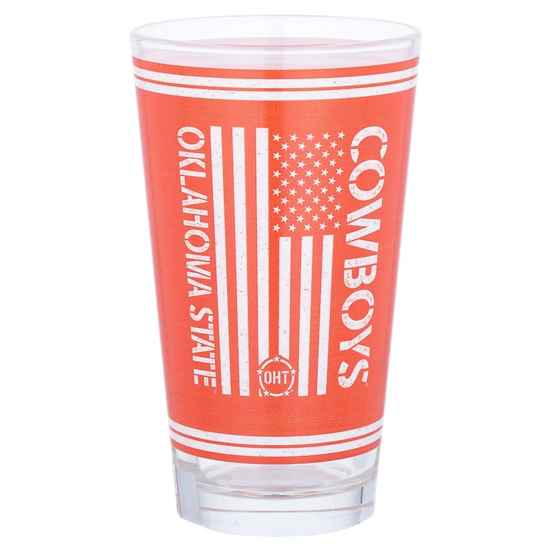 Oklahoma State Cowboys 16oz OHT Military Appreciation Pint Glass