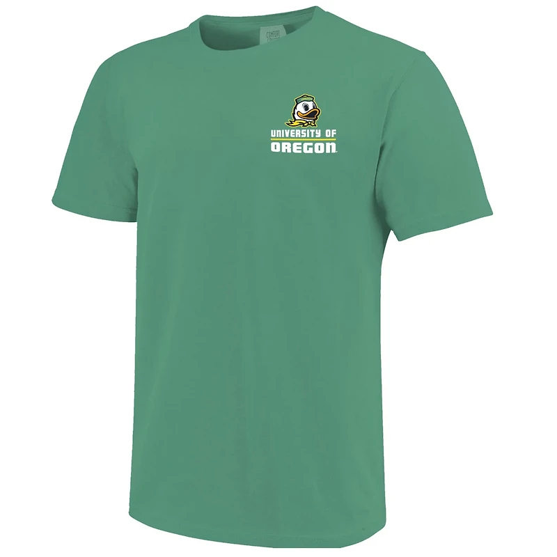 Oregon Ducks Striped Campus Skyline T-Shirt