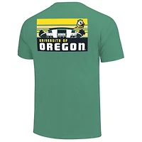 Oregon Ducks Striped Campus Skyline T-Shirt