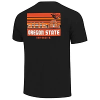Oregon State Beavers Striped Campus Skyline T-Shirt