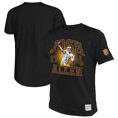 Original Retro Brand Josh Allen Wyoming Cowboys Name  Number T-Shirt