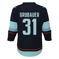 Philipp Grubauer Deep Sea Seattle Kraken Home Replica Player Jersey