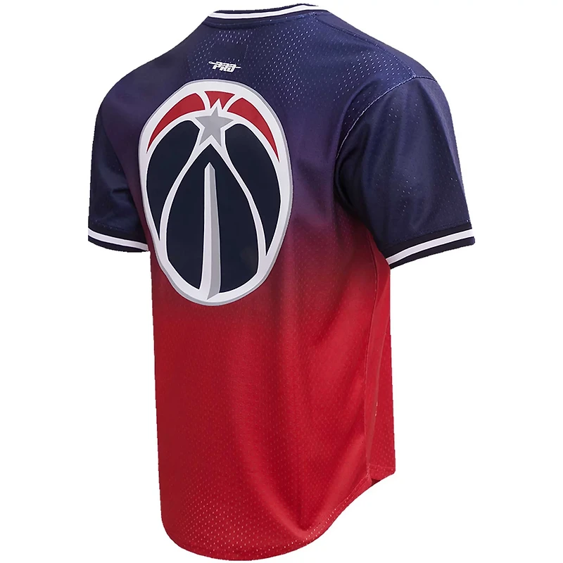Post Bradley Beal /Red Washington Wizards Ombre Name  Number T-Shirt