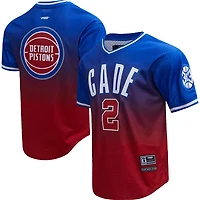 Post Cade Cunningham /Red Detroit Pistons Ombre Name  Number T-Shirt