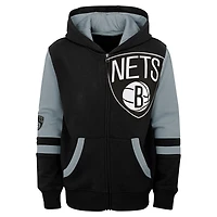 Preschool Brooklyn Nets Straight To The League Full-Zip Hoodie