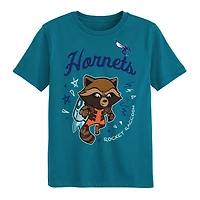 Preschool Charlotte Hornets Two-Piece Guardians Of The Galaxy T-Shirt Set