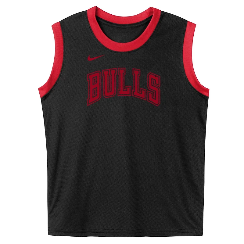 Preschool Chicago Bulls Mesh Tank Top and Shorts Set