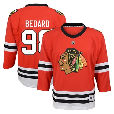 Preschool Connor Bedard Chicago Blackhawks Home Replica Player Jersey