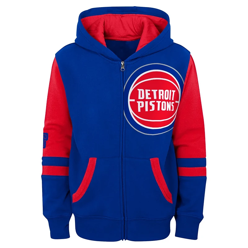 Preschool Detroit Pistons Straight To The League Full-Zip Hoodie