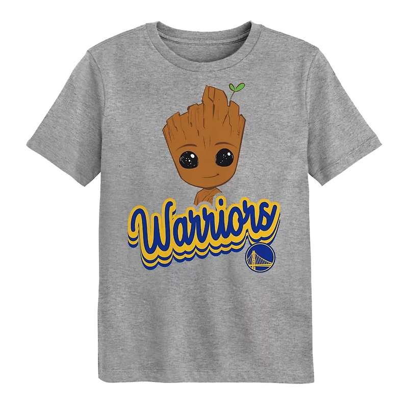 Preschool Golden State Warriors Two-Piece Guardians Of The Galaxy T-Shirt Set