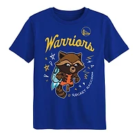 Preschool Golden State Warriors Two-Piece Guardians Of The Galaxy T-Shirt Set