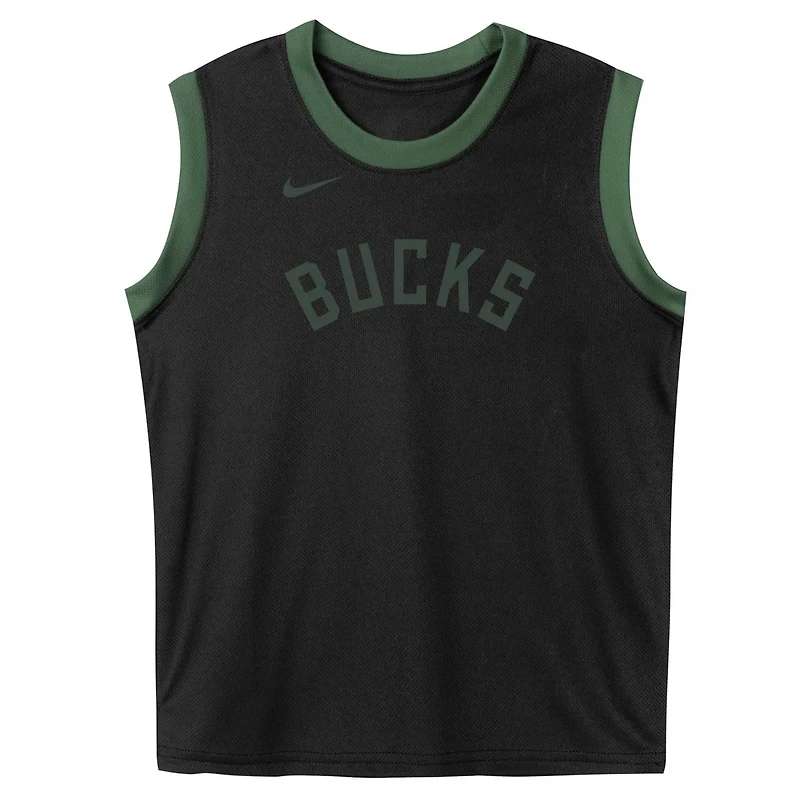 Preschool Milwaukee Bucks Mesh Tank Top and Shorts Set