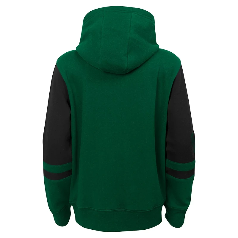 Preschool Milwaukee Bucks Straight To The League Full-Zip Hoodie