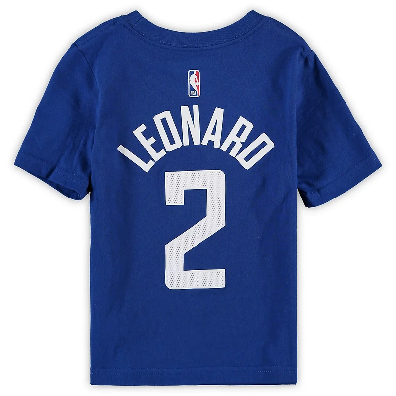 Preschool Nike Kawhi Leonard LA Clippers Team Name  Number T-Shirt