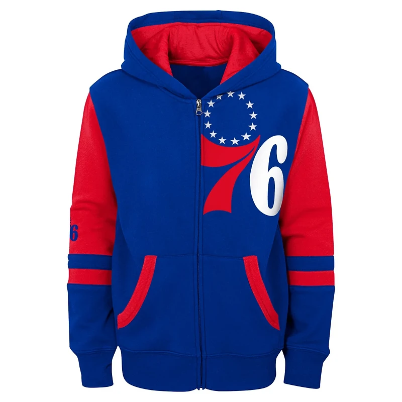 Preschool Philadelphia 76ers Straight To The League Full-Zip Hoodie