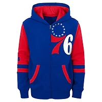 Preschool Philadelphia 76ers Straight To The League Full-Zip Hoodie