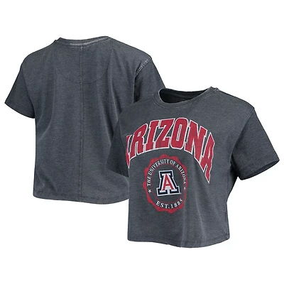 Pressbox Arizona Wildcats Edith Vintage Burnout Crop T-Shirt