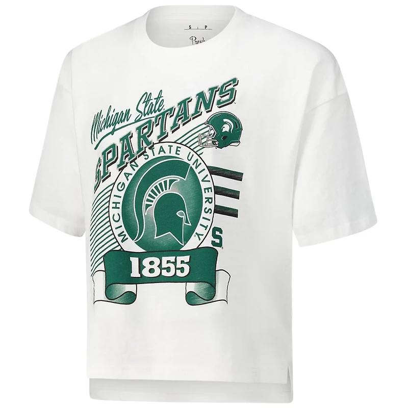 Pressbox Michigan State Spartans Rock  Roll Slub T-Shirt