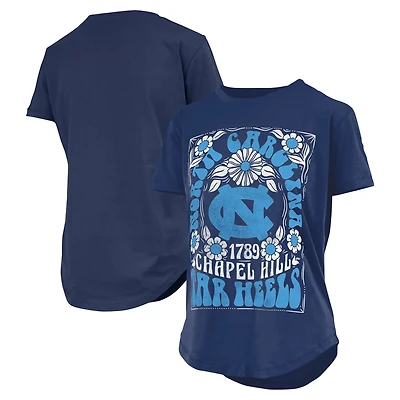 Pressbox North Carolina Tar Heels Irvine Floral Team Color T-Shirt