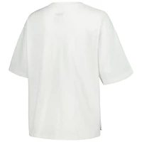 Pressbox Notre Dame Fighting Irish Motley Crew Chain Stitch Slub Waist Length Boxy T-Shirt