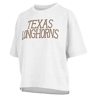 Pressbox Texas Longhorns Motley Crew Chain Stitch Slub Waist Length Boxy T-Shirt