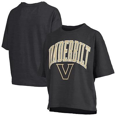 Pressbox Vanderbilt Commodores Nelson Arch Over Logo Waist Length Oversized Slub T-Shirt