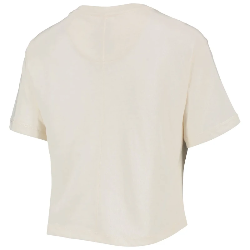 Pressbox Wisconsin Badgers Taylor Animal Print Cropped T-Shirt