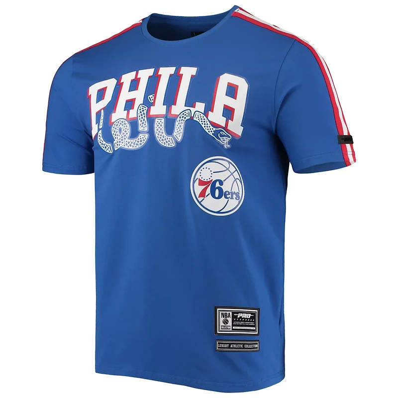 Pro Standard /Red Philadelphia 76ers Mesh Capsule Taping T-Shirt