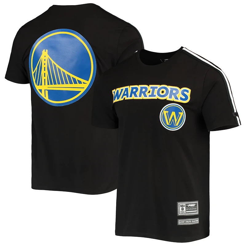 Pro Standard /White Golden State Warriors Mesh Capsule Taping T-Shirt