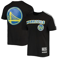 Pro Standard /White Golden State Warriors Mesh Capsule Taping T-Shirt