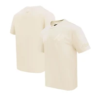 Pro Standard Atlanta Braves Neutral CJ Dropped Shoulders T-Shirt