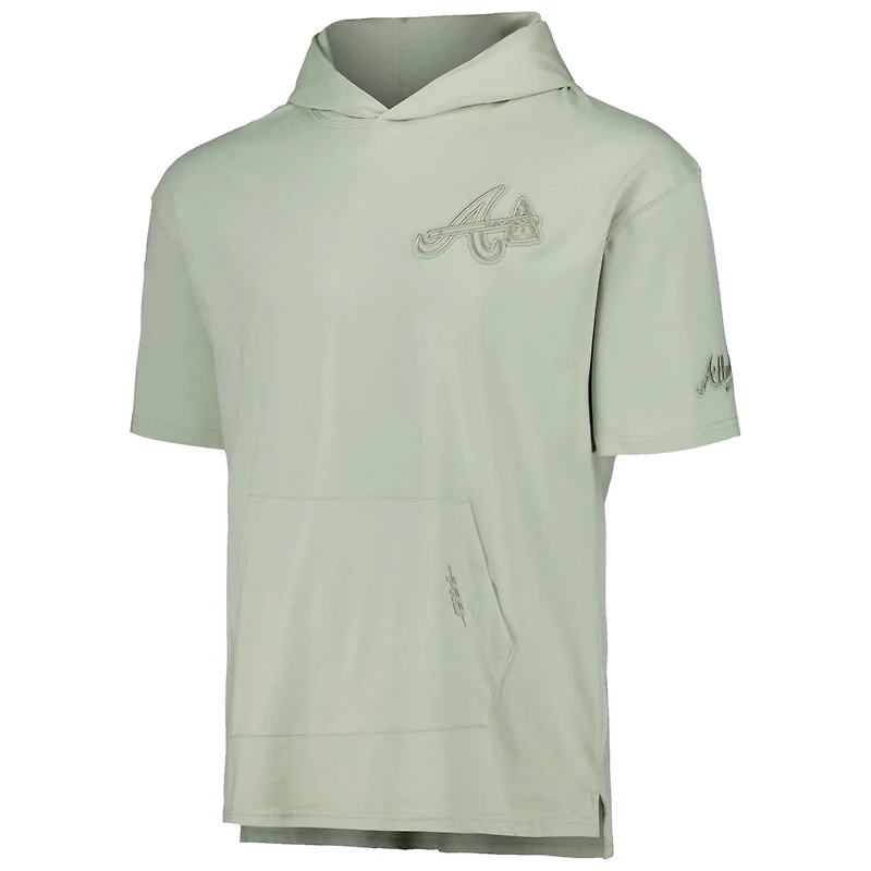 Pro Standard Atlanta Braves Neutral Hoodie T-Shirt