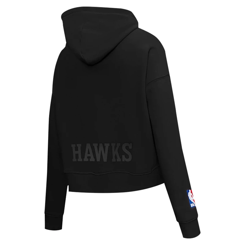 Pro Standard Atlanta Hawks Jewels Cropped Pullover Hoodie