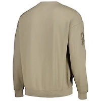 Pro Standard Boston Red Sox Neutral Drop Shoulder Pullover Sweatshirt