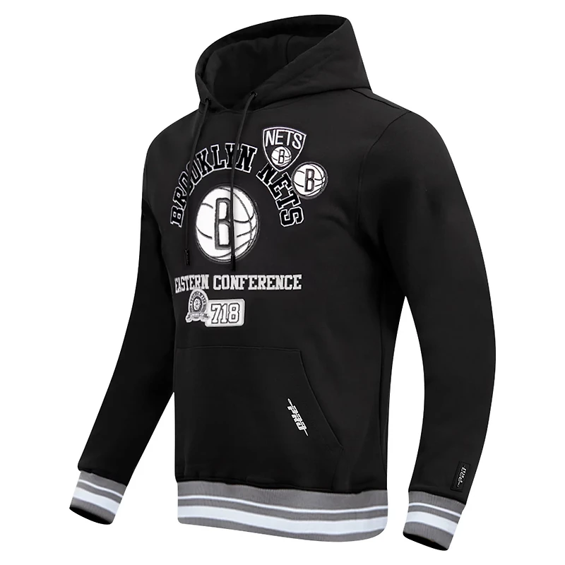 Pro Standard Brooklyn Nets Area Code Pullover Hoodie
