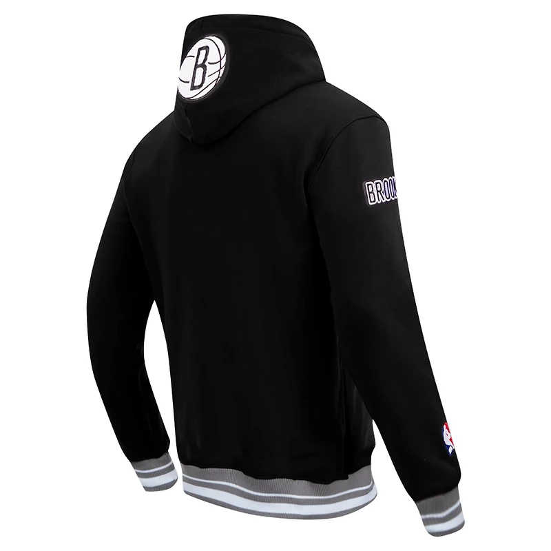 Pro Standard Brooklyn Nets Area Code Pullover Hoodie