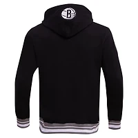 Pro Standard Brooklyn Nets Script Tail Pullover Hoodie