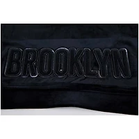 Pro Standard Brooklyn Nets Triple Velour Full-Zip Hoodie