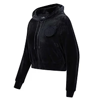 Pro Standard Brooklyn Nets Triple Velour Full-Zip Hoodie