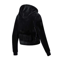 Pro Standard Brooklyn Nets Triple Velour Full-Zip Hoodie