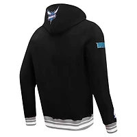 Pro Standard Charlotte Hornets Script Tail Pullover Hoodie