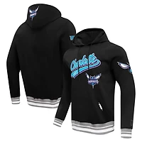 Pro Standard Charlotte Hornets Script Tail Pullover Hoodie