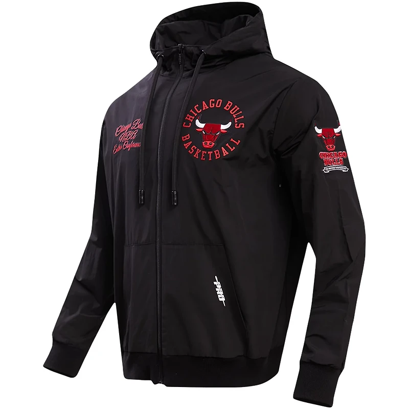 Pro Standard Chicago Bulls Hybrid Full-Zip Hoodie