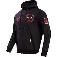 Pro Standard Chicago Bulls Hybrid Full-Zip Hoodie