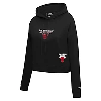 Pro Standard Chicago Bulls Jewels Cropped Pullover Hoodie